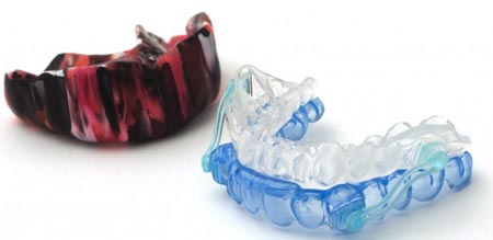 نایت گارد (محافظ دهانی،محافظ دندانی):کاهش فشار به دندان‌ و فک‌